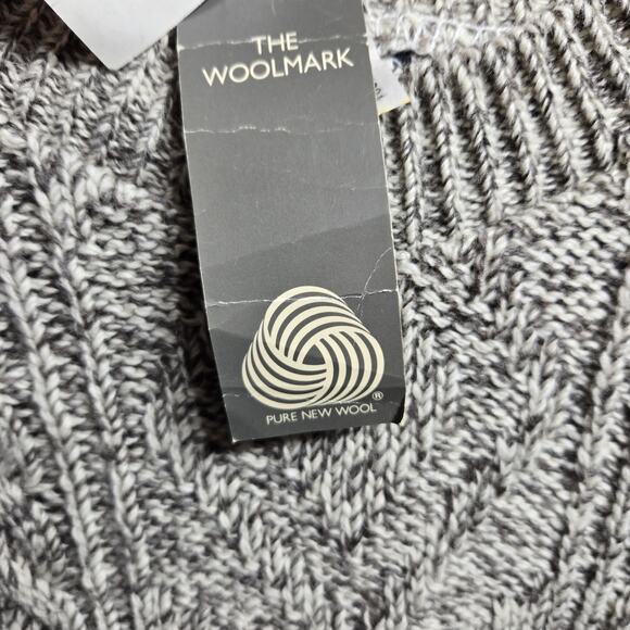 RARE VTG NWT Hunter Hills New Zealand New Wool Natural Cable Knit Sweater MEDIUM - Picture 4 of 14